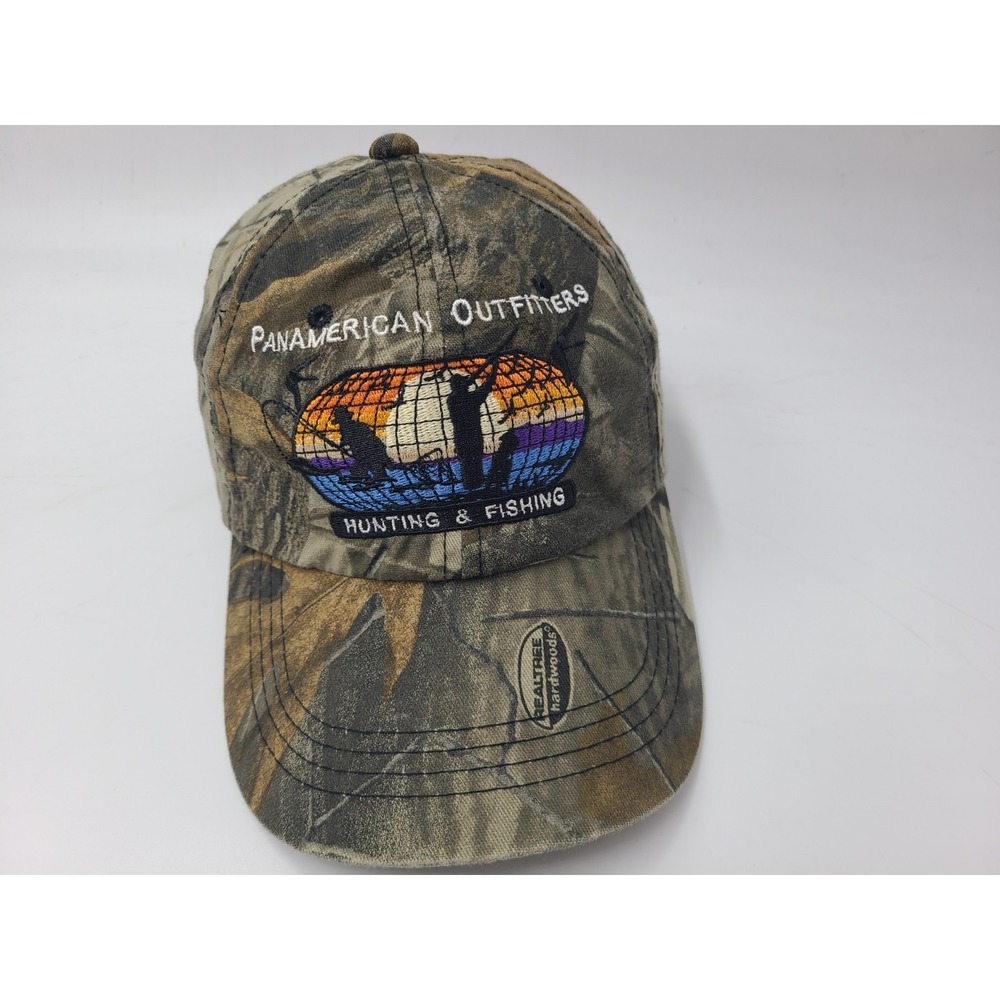 PanAmerican Outfitters Hunting & Fishing Camo Strapback Adjustable Hat Cap Men